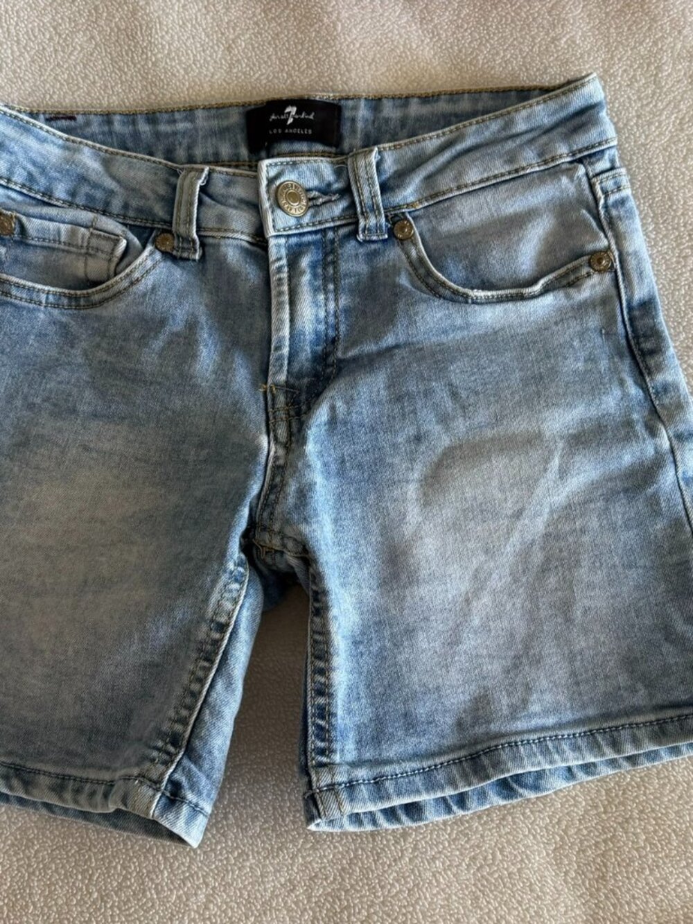 Seven 7 For All Mankind Blue Jean Shorts Size 10
